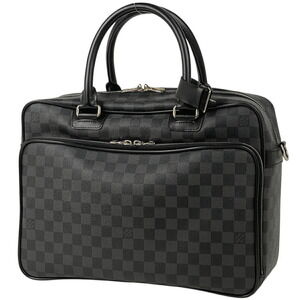 Louis Vuitton Ikar Shoulder Bag Business Damier Graphite Black Noir
